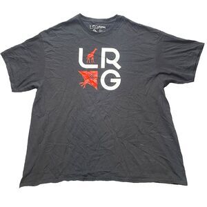 LRG Lifted Research Group Shirt Adult 2XL XXL Black Giraffe Cool Streetwear Mens